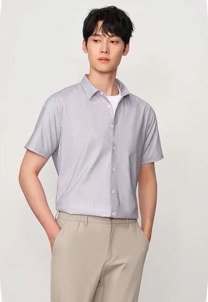 告别“工服感”！海澜之家短袖衬衫，这样搭出高级休闲风！