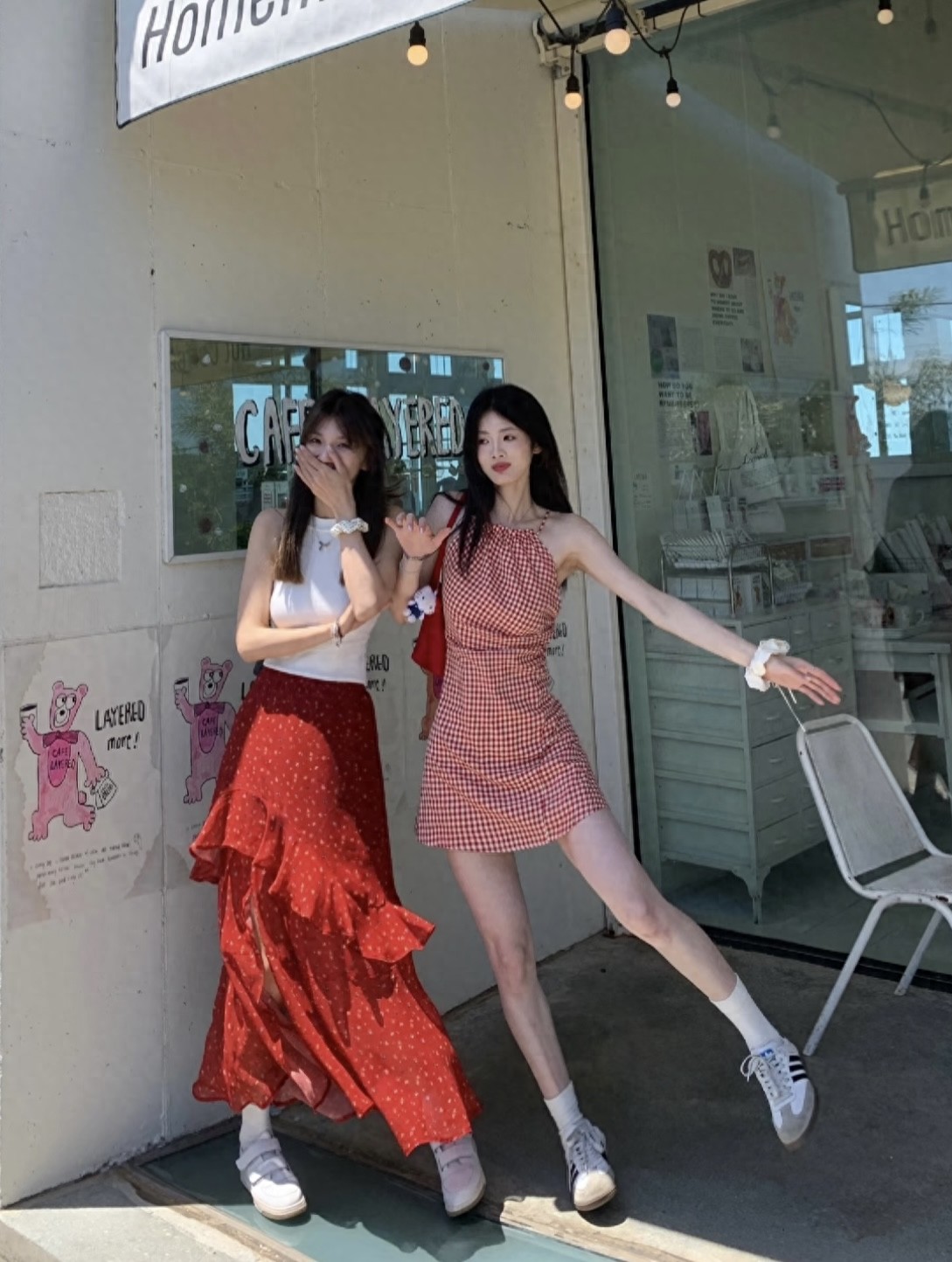 12套闺蜜OOTD｜跟姐妹这样穿出门，回头率也太高了吧！