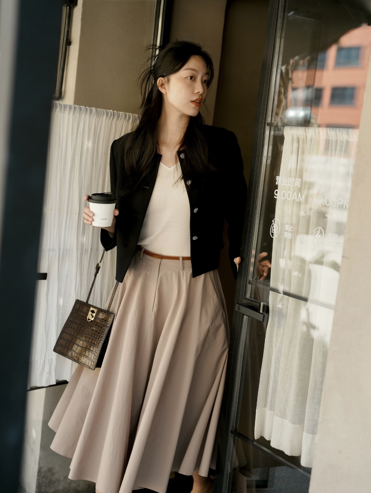 知性温柔的早秋OOTD，来自这2个品牌，“姐系”天花板