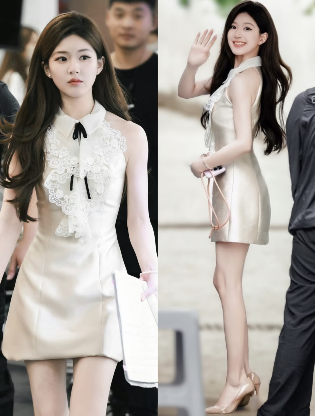 许妍的花样衣橱大放送，或休闲或温柔，每一套都超时尚