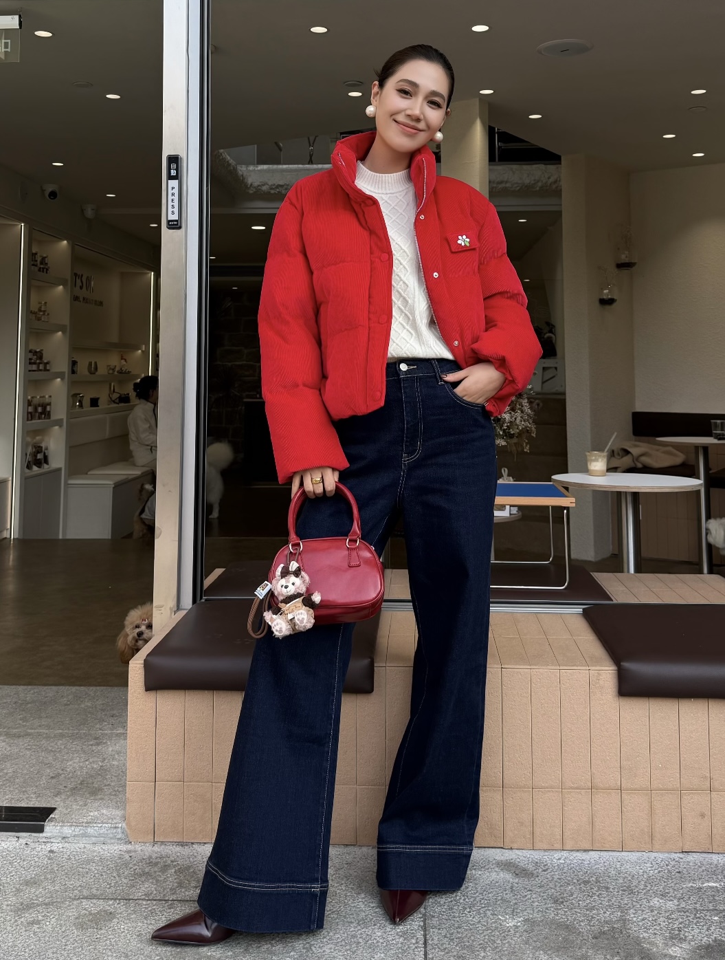 圣诞氛围感穿搭，红色、棕色复古感十足，来挑一套过节吧