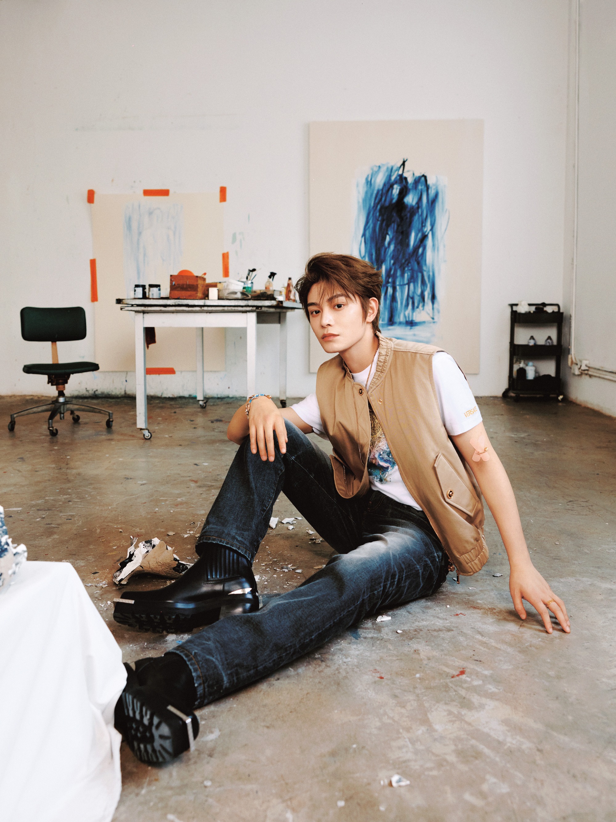 论清爽感，我只服丁禹兮！他的短袖衬衫穿搭太“洗眼睛”了！