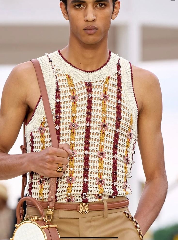 男生夏天穿针织？是闷骚雷人还是高级天花板？