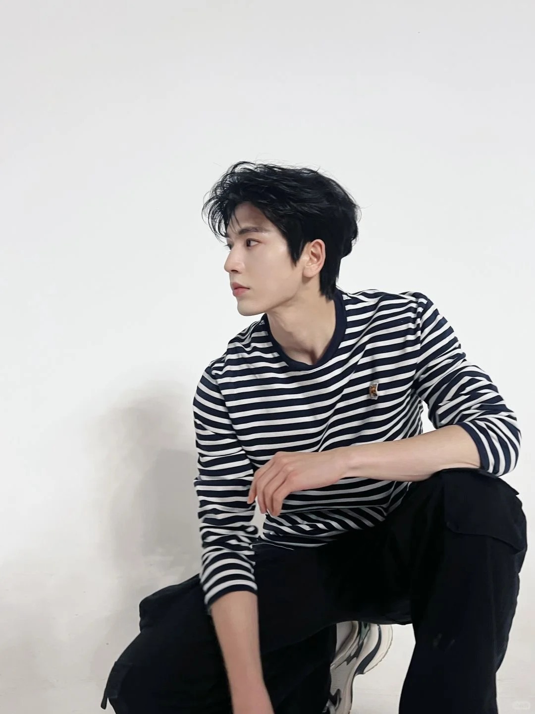 温柔学长风穿搭指南：一件条纹衫的干净温柔魔法！